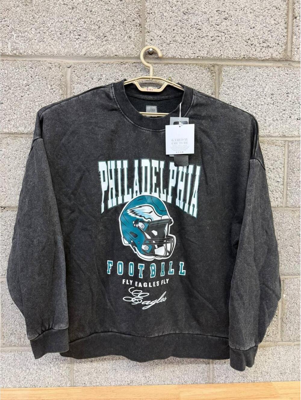 Philadelphia Eagles Crewneck Sweatshirt Large NFL Pullover